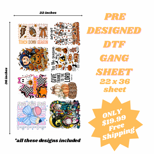 Pre Designed Sheet 001