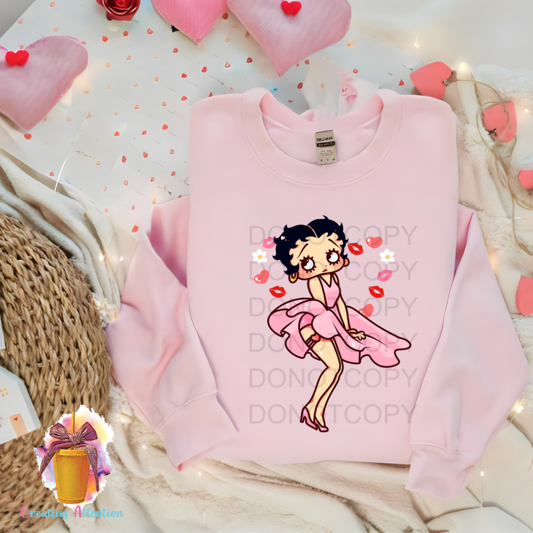 Betty Boop Flowers