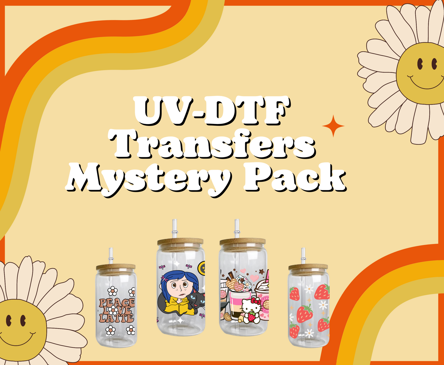 UV-DTF Transfers Mystery Pack