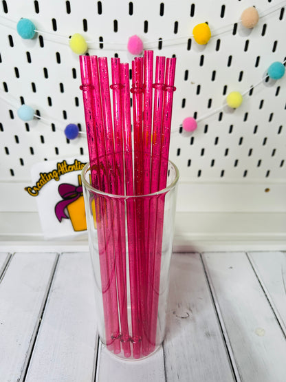 Glitter Straws Set of 10