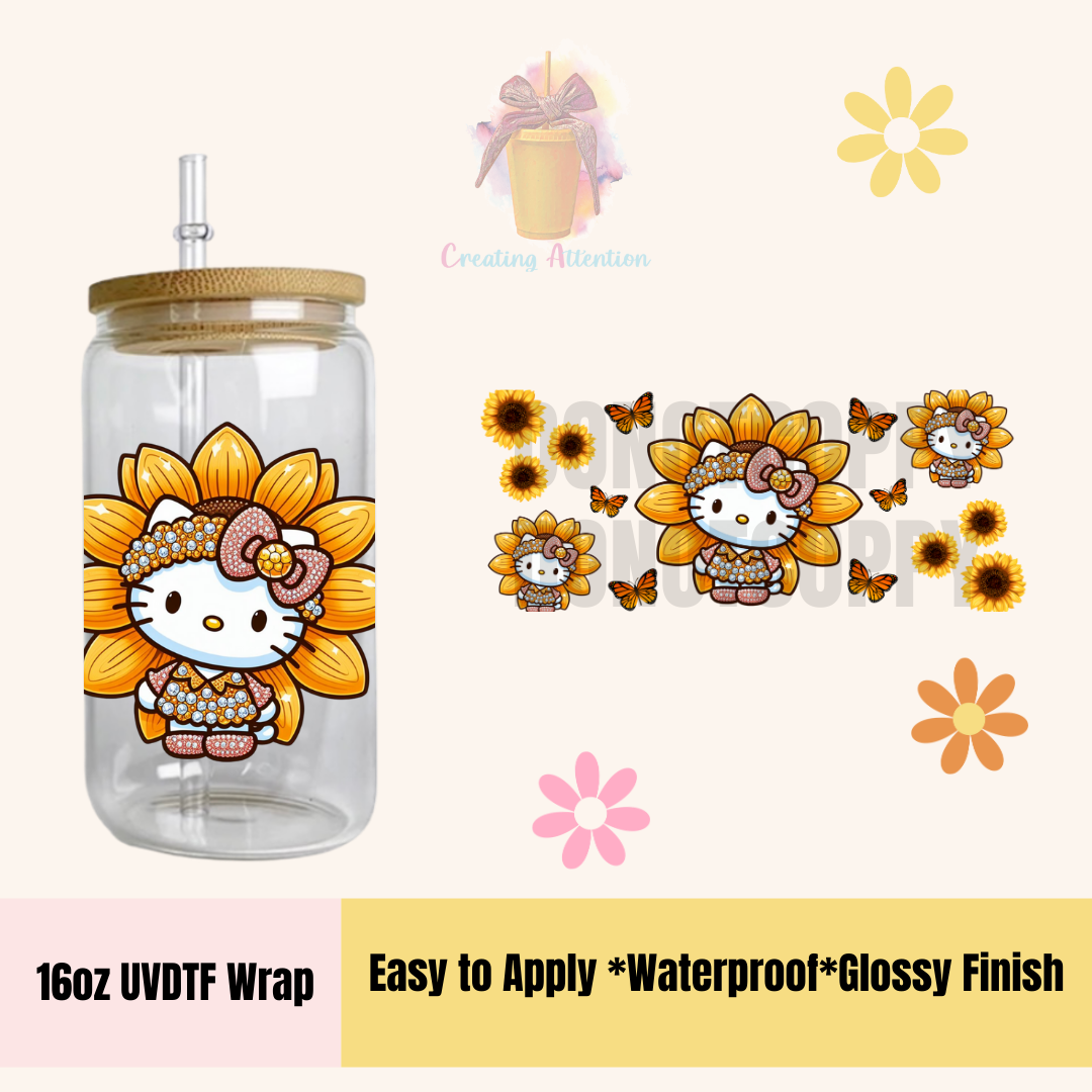 Sunflower Kitty Wrap