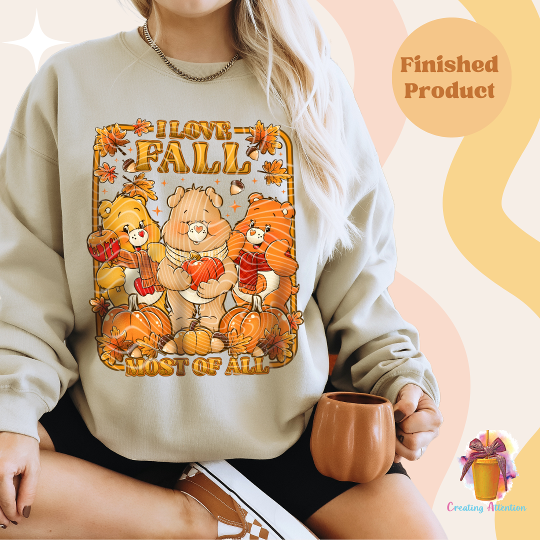 Fall Bears Sweater