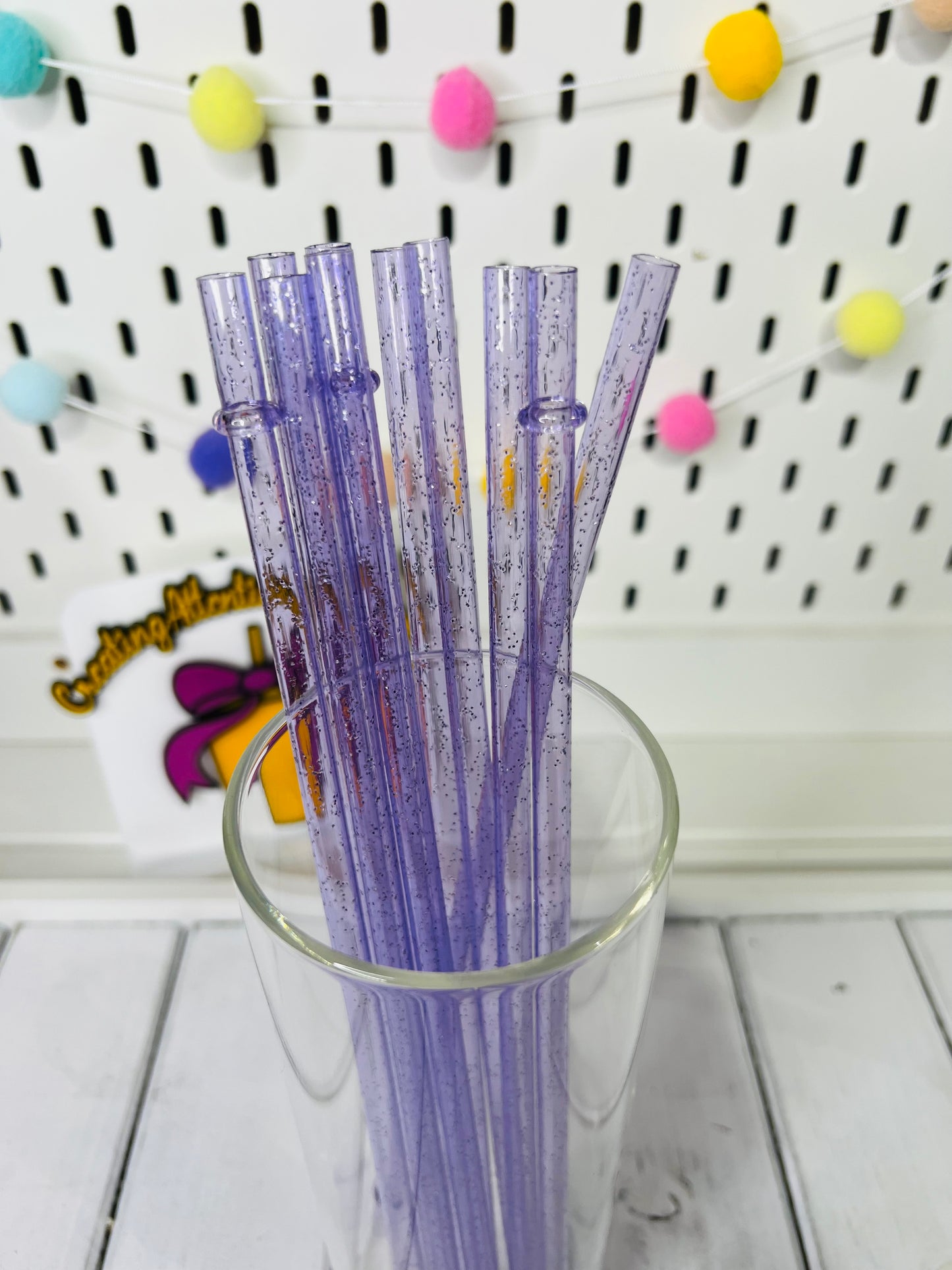 Glitter Straws Set of 10