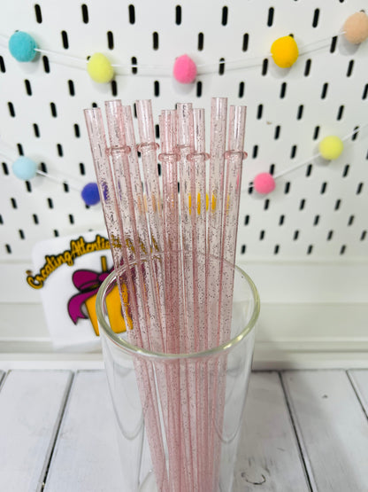 Glitter Straws Set of 10