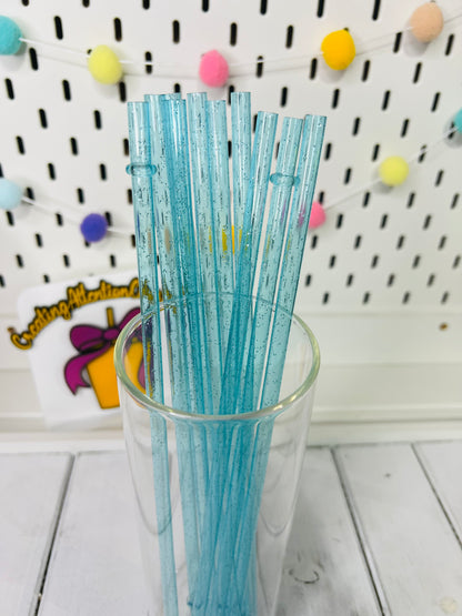 Glitter Straws Set of 10