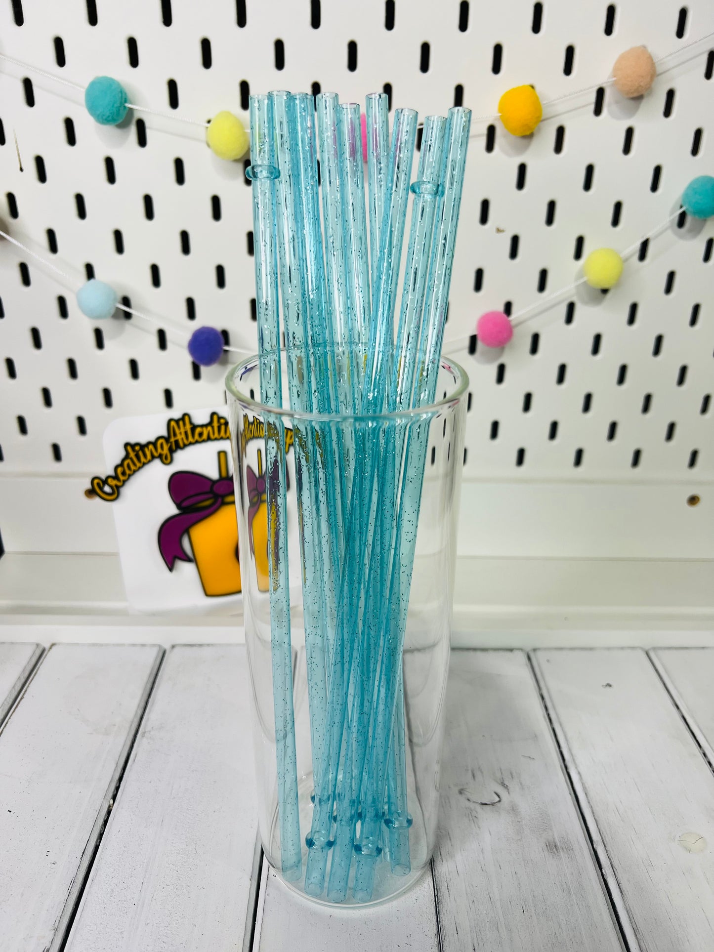 Glitter Straws Set of 10