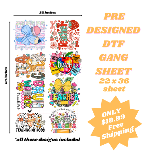 Pre Designed Sheet 004